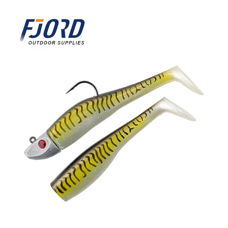 FJORD New Arrival Jig Heads 42g Sea Bass Lure Lead Head Soft Lures