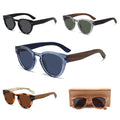 Conchen Handmade Natural Wooden Frame Sunglasses Retro Shades Classic Style Women Men Shades Sunglasses