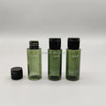 Cosmetics Samples Packaging 30ml Travel Set Flat Shoulder PET Bottle with Screw Cap Lid Shampoo Lotion Screen Printing