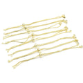 Wholesale Fashion Adjustable Bracelet Brass Slider Box Chains Charm Bracelets Accessories Bracelet Chain for DIY Jewelry Making