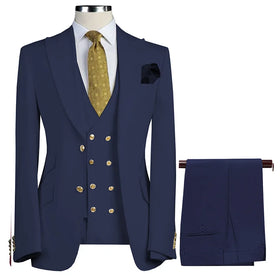 S0420H Men's Vest Suit Professional Wear Business Wear Wedding Groomsmen Small Suit