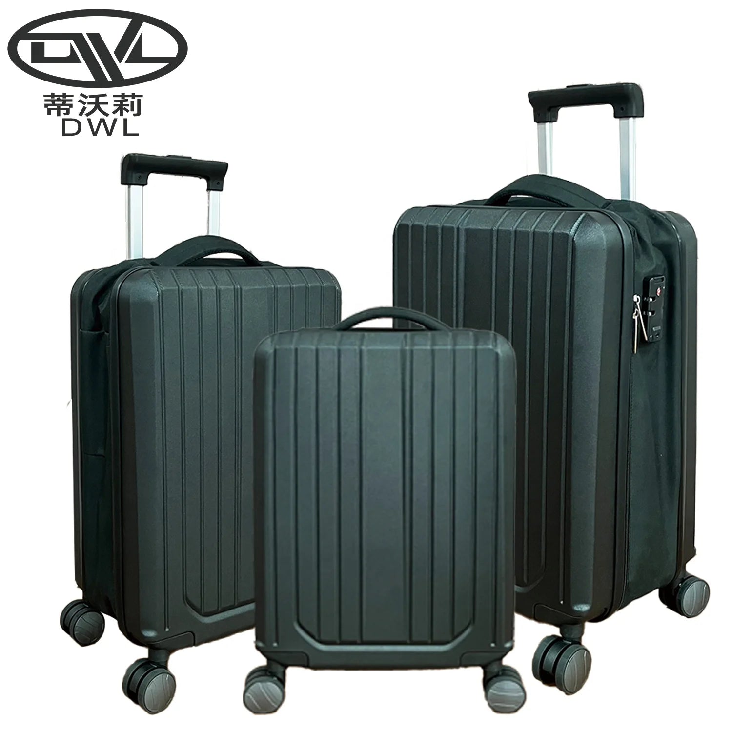 DG Factory 20/24/28 Inch Foldable Luggage TSA Lock Travel Suitcase with Double Spinner Wheels ABS Material Sample Available