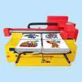 Fast Speed 2 or 4 or 6 Printing Position CMYKW Printers 6560 6090 2 Print Heads T-shirt Texjet Textile DTG Cloth Printer Machine