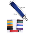 Customizable Solid Color Webbing Keychain