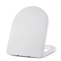 SU051 Top Lock Ultra-Thin Elongated Modern Toilet Seat with Duroplast Lid Slow-Close Feature Premium Quality