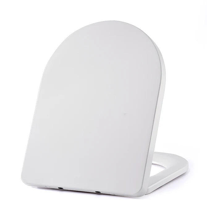 SU051 Top Lock Ultra-Thin Elongated Modern Toilet Seat with Duroplast Lid Slow-Close Feature Premium Quality