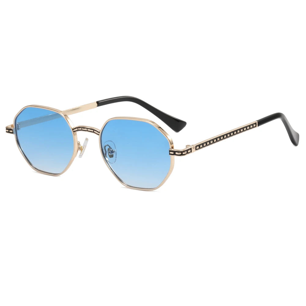 Superhot Eyewear 23761 Fashion 2022 Classic Polygon Metal Sunglasses