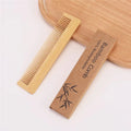 Wholesale Custom Logo Wide Tooth Comb Cheap Natural  Wooden Hair Comb