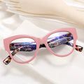 Women's Fashion Oversize Big Rim Frame Prescription Eyeglasses with Anti-blue Light YT Brand