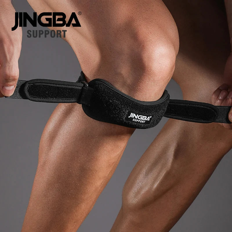 JINGBA Factory Price Adjustable Knee Strap Neoprene Knee Belts Pain Relief  Strap Sports Knee Support Brace Joint Protector