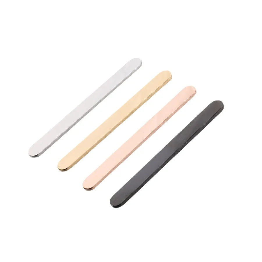 Direct Selling Stainless Steel Mirror C Shape DIY Open Ring Blank Glossy Custom Engraved Logo Bangle Jewelry Making Supplies