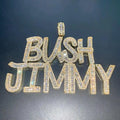 Custom Nameplate Necklace Zircon Capital Letter Pendent Crystal Custom Gold Plated Nameplate Necklace Personalized