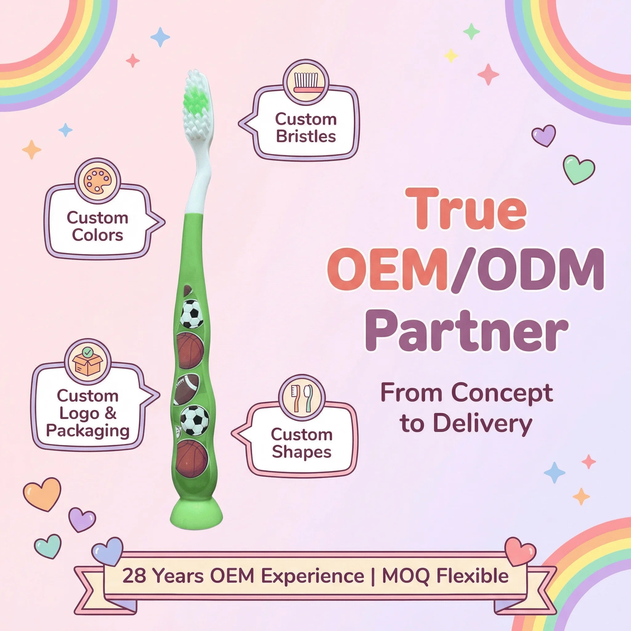 Kids Toothbrush with Suction Cup & Cover Ultra Soft Bristles Non-Slip Ergonomic Grip Cute Sports Themed Children's Toothbrush