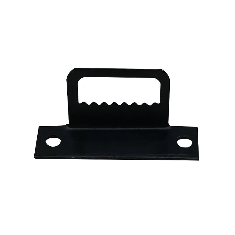 32x9x14mm Conceal Sawtooth Square Double-hole Iron Metal Plain Black Oxide Photo Album Picture Frame Hanger Box Hook Hardware