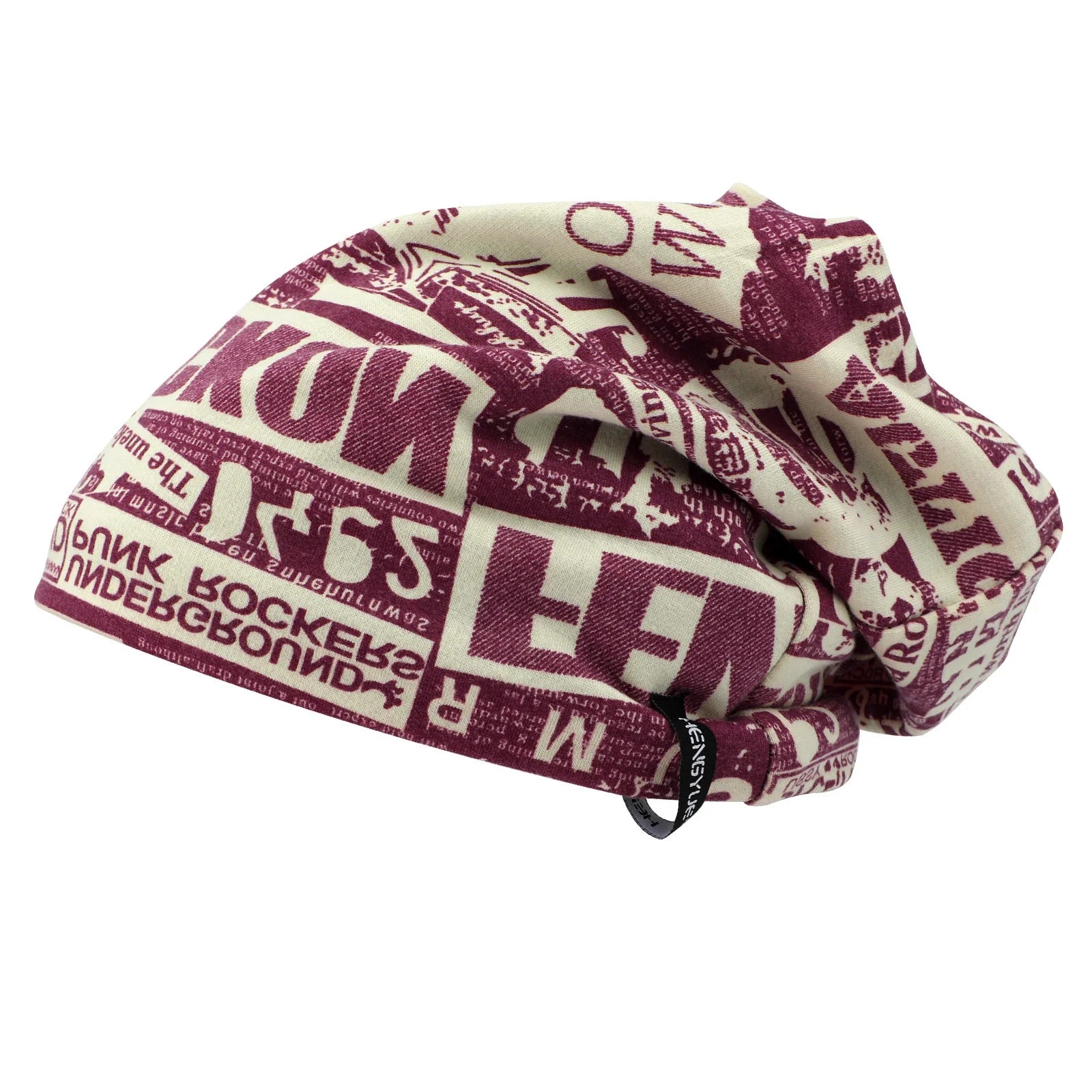 Wholesale OEM Custom Knit Hat 100% Acrylic Digital Printed Striped Adults Unisex Winter Fashion Outdoor Common Warm Beanie