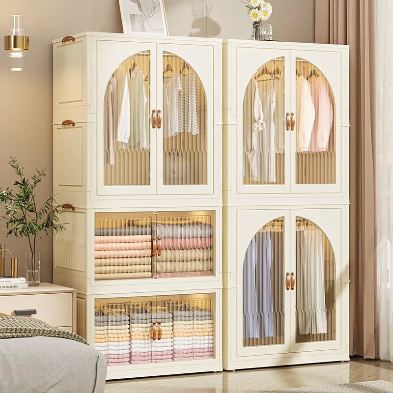Factory Wholesale 5-Layer Modern Household Storage Cabinet Plastic Drawer Baby Wardrobe Open Door Living Room Office Organizer