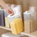 Transparent PP Food Storage Container Moisture-Proof Kitchen Organizer Dispenser Seal Cereal Preservation Storage Box