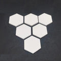 Aquarium Coral Frag Plate Base Ceramic Eco-Friendly 6/7mm Thickness 2L Support for Coral Growth