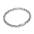 Handmade 925 Sterling Silver Mantra Bracelet Necklace Men and Women Byzantine Sweater Chain Dragon Religious Jewelry