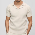 Custom Design Logo Oversized Golf Wholesale Casual  High Quality Short Sleeve Knitwear Knitted T-shirt Men Polo Shirts