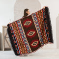 Factory Wholesale Bohemian Woven Aztec Travel Picnic Blanket