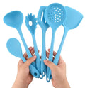2026 New Red Gadgets Silicone Kitchen Accessories 6 Piece Set Household Utensils & Tools Set