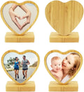 Sublimation Bamboo Photo Display Frame for Christmas/office/wedding/anniversary/father/mother Gifts Tabletop Use