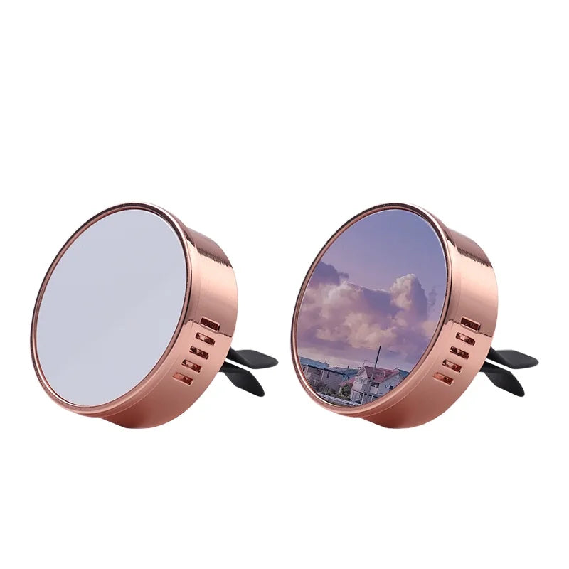 Hot Sale Car Gifts  Aromatherapy Car Air Freshener Essential Oil Sublimation Car Vent Diffuser Vent Clip