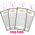 Abonnie Heat Bonded Pre-Made Eyelash 3D 6D 10D 0.07 C D Dd Curl Mink Pre Made Lash Fan Handmade Long Stem Premade Volume Fans