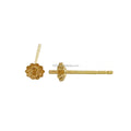 Au750 Jewelry Findings 18K Gold Earring Accessories Post Plug Ear Pin Pearl Stud Earring