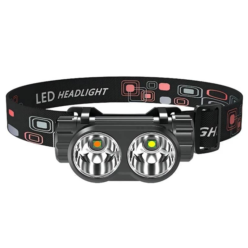 Helius Outdoor Night Fishing Magnetic Suction Maintenance Work Lamp Rechargeable Usb Led Torch Flashlight Headlamp