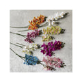 China Factory Good Quality 3D Mini 16- Head Phalaenopsis Wall Flowers Artificial Decoration for Wedding