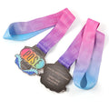 Good Quality Round Shaped Sport Medallions Medals With Lanyard Ribbon