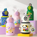 New Arrival 550ml Cartoon 316 Stainless Steel Student Children's Thermal Cute Stainless Steel Water Bottle