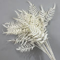 Q280 Wholesale White Artificial Flower Wedding Decoration Flower Material White Fern Leaf Silver Leaf Chrysanthemum