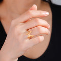 Butterfly Open Ring Women Aesthetic Finger Rings Fashion Wedding Stainless Steel Jewelry Gift Wholesale