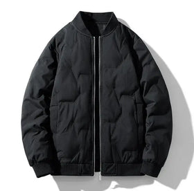 Wholesale Warm Puffer Jacket Coat Man Stand Collar Winter Blank Down Jacket Bubble Baseball Jacket for Men