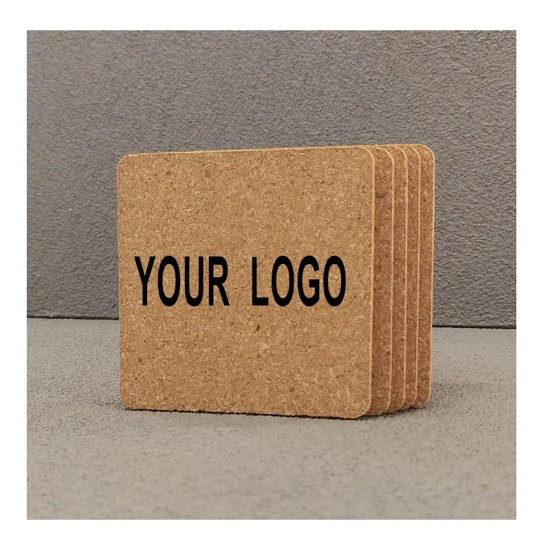 4 X 4 Inch Cork Squares 5 Mm Backing Cork Tiles Sheets for Coasters and Diy Crafts Custom Cork coaster