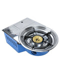 GOURMET Korean Stainless Steel Smoker Offset Gas Rotisserie Bbq Grill