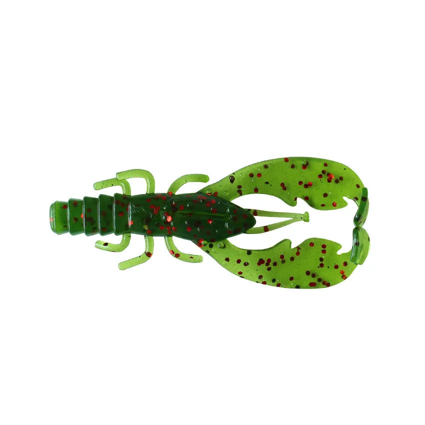 Hessen Lobster & Shrimp Soft Bait Soft Lure 3.4g/70mm ABS 8 Colors Fishy Smell for Sea Bass River Fishing