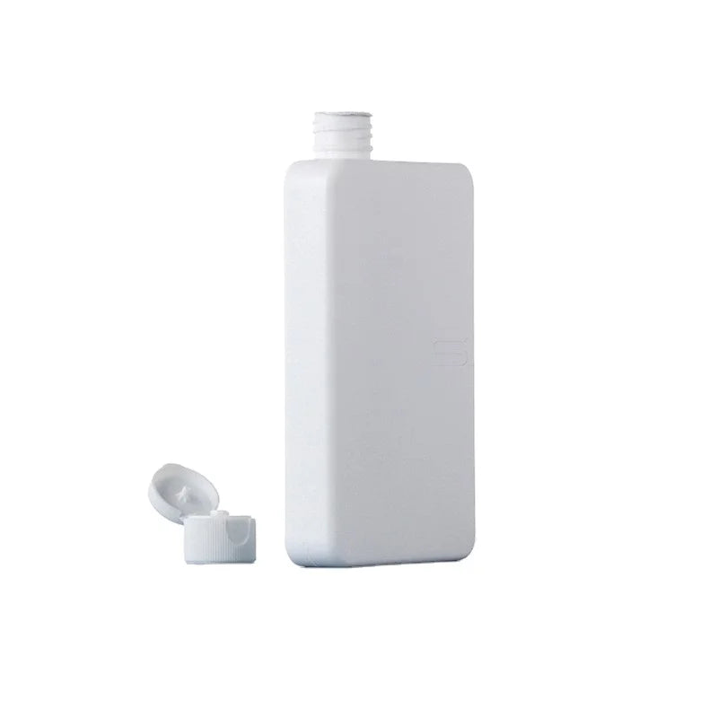 Manufacturer Direct 200ml Plastic Bottle Flat Square Butterfly Cap for Lotion Body Oil Minimum Order 100pcs Face Cream