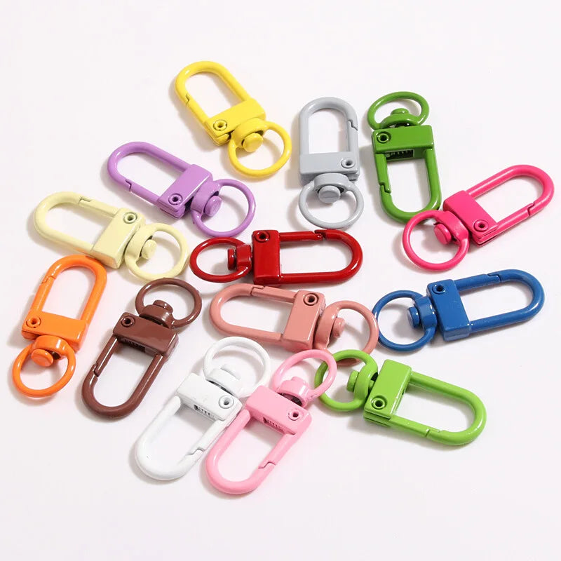 Factory Price Snap Lobster Clasp Hooks Buckles Colors Plated DIY Jewelry Making Keychain Necklace Bracelet Supplies