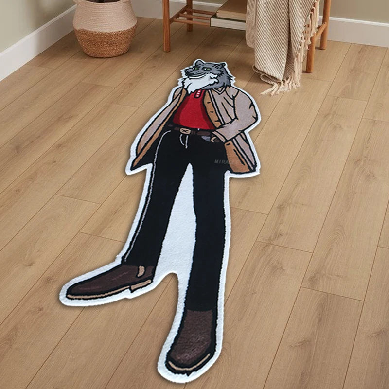 Custom Rug Manufacturer Selling Handmade Custom Made Carpet Area Large Size Design Cartoon Shape Cool Rugs