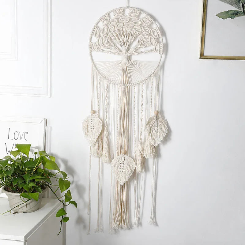 2023 New Customized Dream Catcher Tree of Life Dream Catcher Home Decor Macrame Dream Catcher W5328