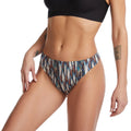 Factory Direct Plus Size Women's Mid-Rise Underwear Sexy Plant Flower Simple Briefs High Cut High-Waisted Plain Dyed