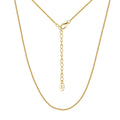 RINNTIN SC82 S925 Silver Custom Chain Italian 1.2mm Chopin Chain Hip Hop Collarbone Chain Fine Jewelry Necklaces for Women