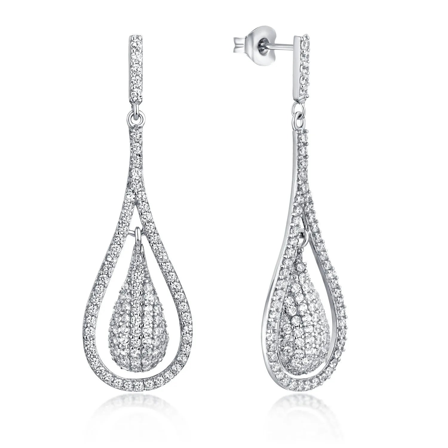 China Manufactured Luxury Earrings Designer 925 Sterling Silver Earrings Pop Dangle Earrings Factory Direct Sales