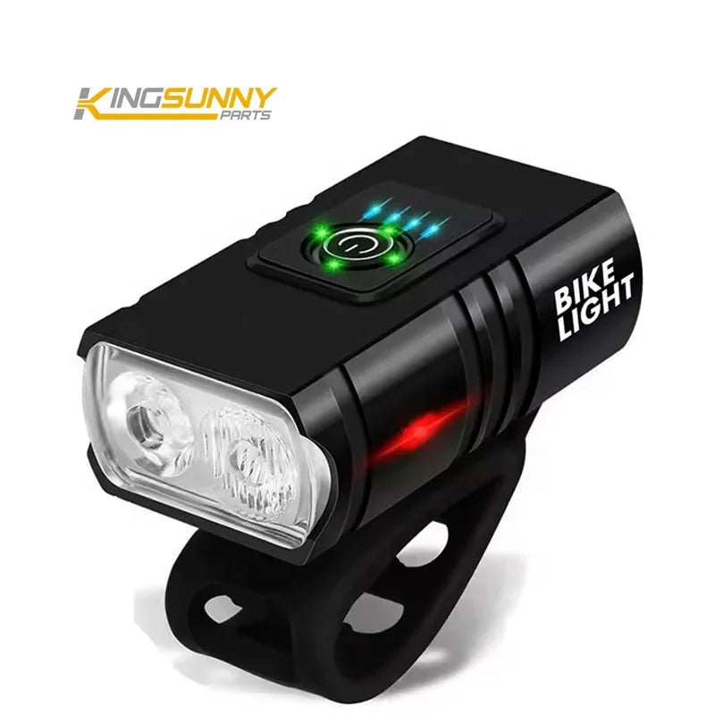 Intelligent Rechargeable Front Light for Electric Scooters Bike Spare Parts Accessories Including Headlight Bicycle Parts
