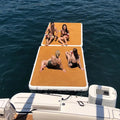 2.5X1.5M Drop Stitch Eva Pad Mat Inflatable Floating Dock Pontoon Fishing Sup Platform