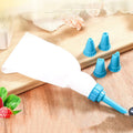 Top Seller Cake Decorating Supplies Kit Tool Icing Nozzle Plastic 10pcs Piping Bags and Tips Set